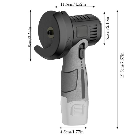 JJKBVCLO Cordless Mini Angle Grinder Chain Grinder For Workshop Lithium Battery Powered Portable Grinding Cutting Tool