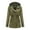 Army Green, variant on AOOCHASLIY Women Winter Coat Women’s Solid Rain Jacket Outdoor Jackets Hooded Raincoat Windproof