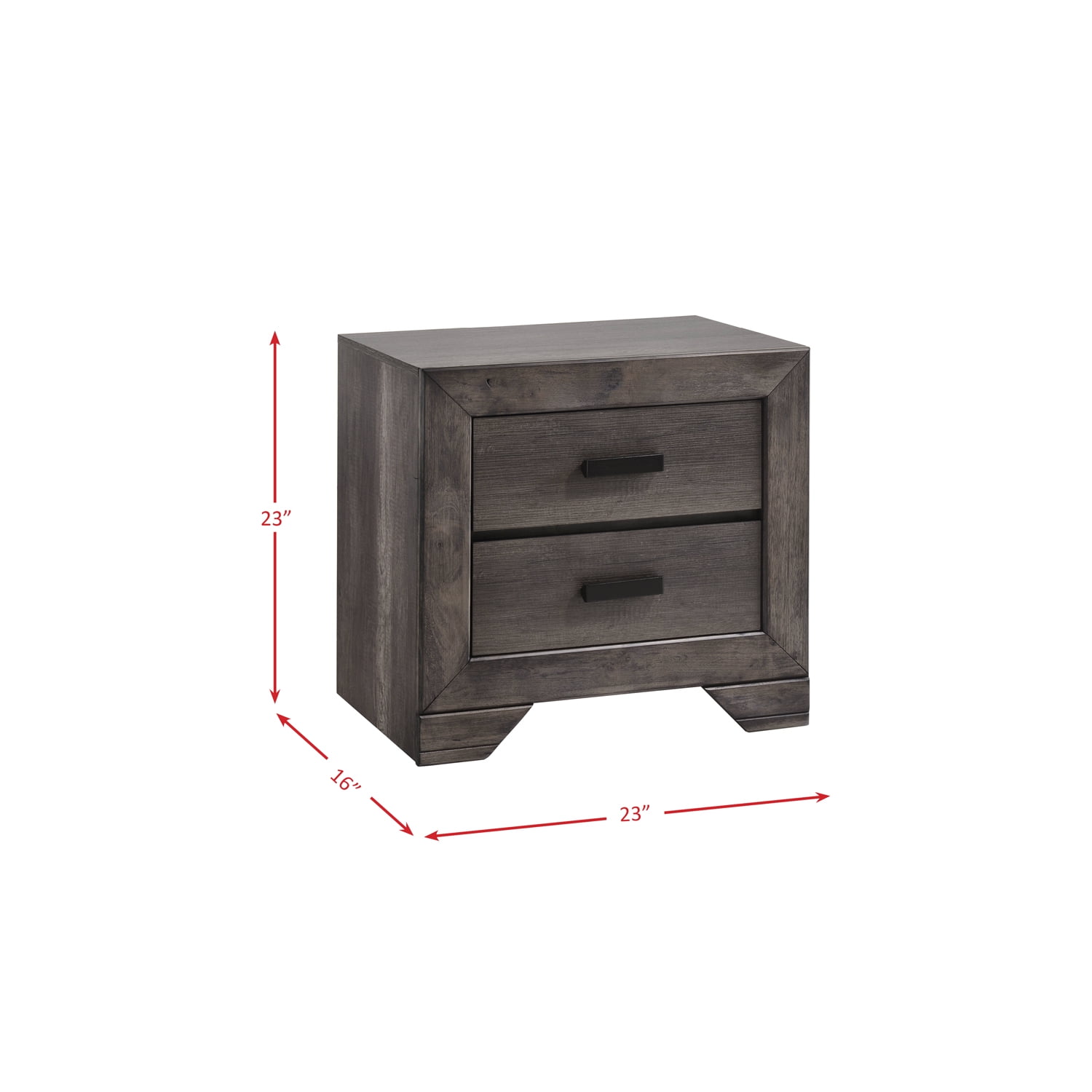 Picket House Furnishings Grayson Queen Panel 4pc Bedroom Set, Grey Oak