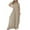 Beige, variant on Sakmal Cotton Jumpsuits for Women Solid Wide Leg Boho Overalls Long Square Neck Pink Short Sleeve Pants with Pockets