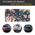 thumbnail image 5 of Kdxio Vintage Floral License Plate Car Front License Plate Car Decoration Car Accessories Front Tag Plate Standard Size, 5 of 8