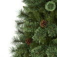 thumbnail image 3 of Nearly Natural 6ft. White Mountain Pine Artificial Christmas Tree, Green, 3 of 6