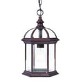 thumbnail image 1 of homeroots lighting 398009 Dover 1-Light Burled Walnut Hanging Light, 1 of 1