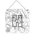 thumbnail image 1 of Carolines Treasures CJ2007-HDS66 Letter H Musical Note Letters Wall and Door Hanging Prints, 1 of 1