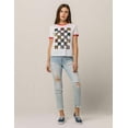 thumbnail image 5 of Vans Off The Wall Women's X Marvel Head Ringer Tee T-Shirt - White/Red (X-Small), 5 of 5