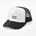 thumbnail image 4 of CafePress - Super Daddy - Adjustable Unisex Printed Trucker Hat with Mesh Back, 4 of 9
