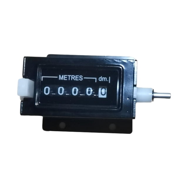 Resettable 5 digits Manual Mechanical Counter Metal Housing Rotary Counting