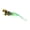 Green, variant on Cat Wand Attachment Bird Replacement Head with Bell, Interactive Feather Refill for Suction Cup Cat Teaser Pole, Random Pattern Fabric Bird for Indoor Exercise Play - Red