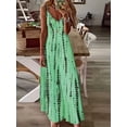 thumbnail image 3 of Vestido Bohemio De Talla Grande, Vestido Largo De Tirantes Con Cuello En V Y Cuello En V Para Mujer, 3 of 4