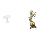 thumbnail image 5 of Casa De Muñecas En Miniatura, Mesa Redonda Y Estatua De Caballo, Adorno Artesanal De Resina Coleccionable, Figura Decorativa Para Casa De Juegos De Jardín., 5 of 7