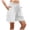 White, variant on Womens Bermuda Shorts Cotton Sports Summer Loose Sports Trendy Casual Shorts S-2XL