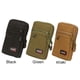 thumbnail image 1 of Riñonera de cintura de 7 pulgadas para hombre, bolsa para teléfono, riñonera para acampar y cazar (negro), 1 of 5
