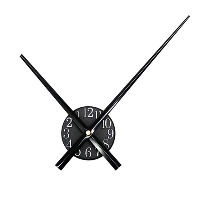 Retro Reloj Mural de Plástico con Movimiento de Gloria Reloj de pared de bricolaje