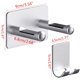 thumbnail image 1 of (negro) 1 Juego de colgador de estante Soporte de pared Perforadora gratis Soporte para secador de pelo Gancho para cable de alimentación Organizador de baño Estante de cocina, 1 of 2