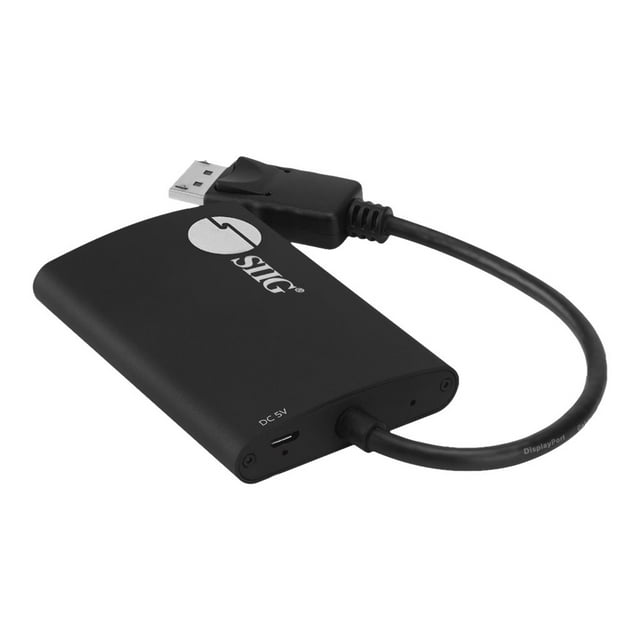 SIIG 1x2 DP 1.2 vers DisplayPort MST Splitter - Splitter Vidéo/audio - 2 x DisplayPort - Bureau - Conforme TAA