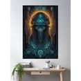 thumbnail image 2 of Cyberpunk Tarot #17 Poster Wall Art, Modern Wall Decor For Living Room Bedroom, 8x12 UNFRAMED, 2 of 3