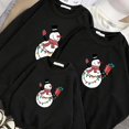 thumbnail image 4 of BULLPIANO Christmas Family Matching Hoodie Sweashirts Xmas Ugly Sweaters Jumper Mom Dad Kids Family Pullover Tops, 4 of 6