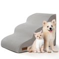 thumbnail image 1 of Rampa y escalera para perros Aodisman de 3 peldaños para sofá y silla, 1 of 6