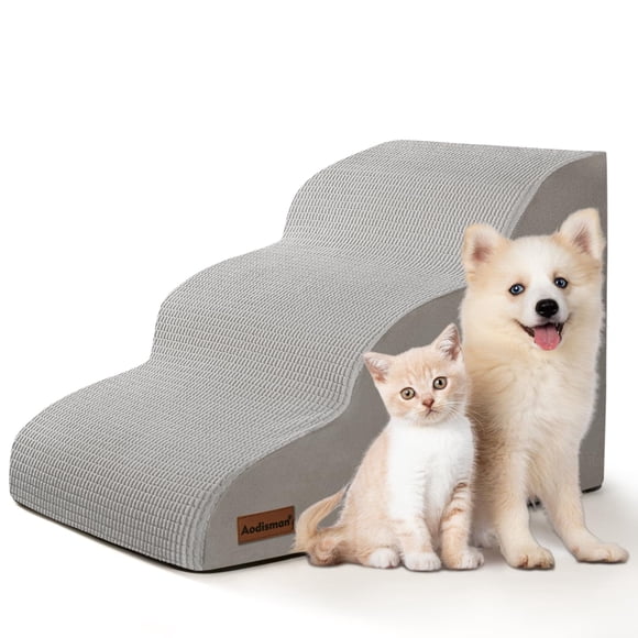 Rampa y escalera para perros Aodisman de 3 peldaños para sofá y silla