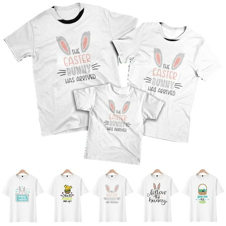 

Easter Womens Spring Graphic Tee Athletic Tops Shirt Plus Size Men
