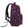 thumbnail image 4 of Haiem Mardi Gra2 Printed School Backpack,Casual Travel Lightweight Backpack,Durable Comfortable Multifunctional Backpack,Laptop Backpack, 4 of 5