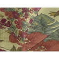 thumbnail image 4 of Ambesonne Vintage Quilted Bedspread Set 3 Pcs, Exotic Wild Tropic Birds, King Size, Beige Red, 4 of 5
