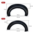 thumbnail image 2 of 2009-2014 F150 | Not Compatible with F150 SVT Raptor Model | Pocket Bolt-Riveted Rugged Style Fender Flares | Paintable Smooth Matte Black Wheel Flare Cover | Front and Rear Wheel Protector | 4 PCS, 2 of 11