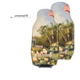 thumbnail image 6 of Yiaed American Flag Rose Garden Print Car Seat Covers,Universal Auto Seats Protector Fits for Car,SUV Sedan,Truck,Automotive Seat Covers & Accessories(Two packs), 6 of 7