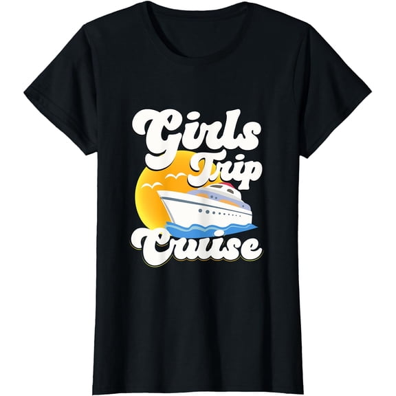 Womens Girls Trip Cruise T-Shirt