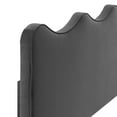 thumbnail image 3 of Modway Athena Performance Velvet Full/Queen Headboard in Charcoal, 3 of 10