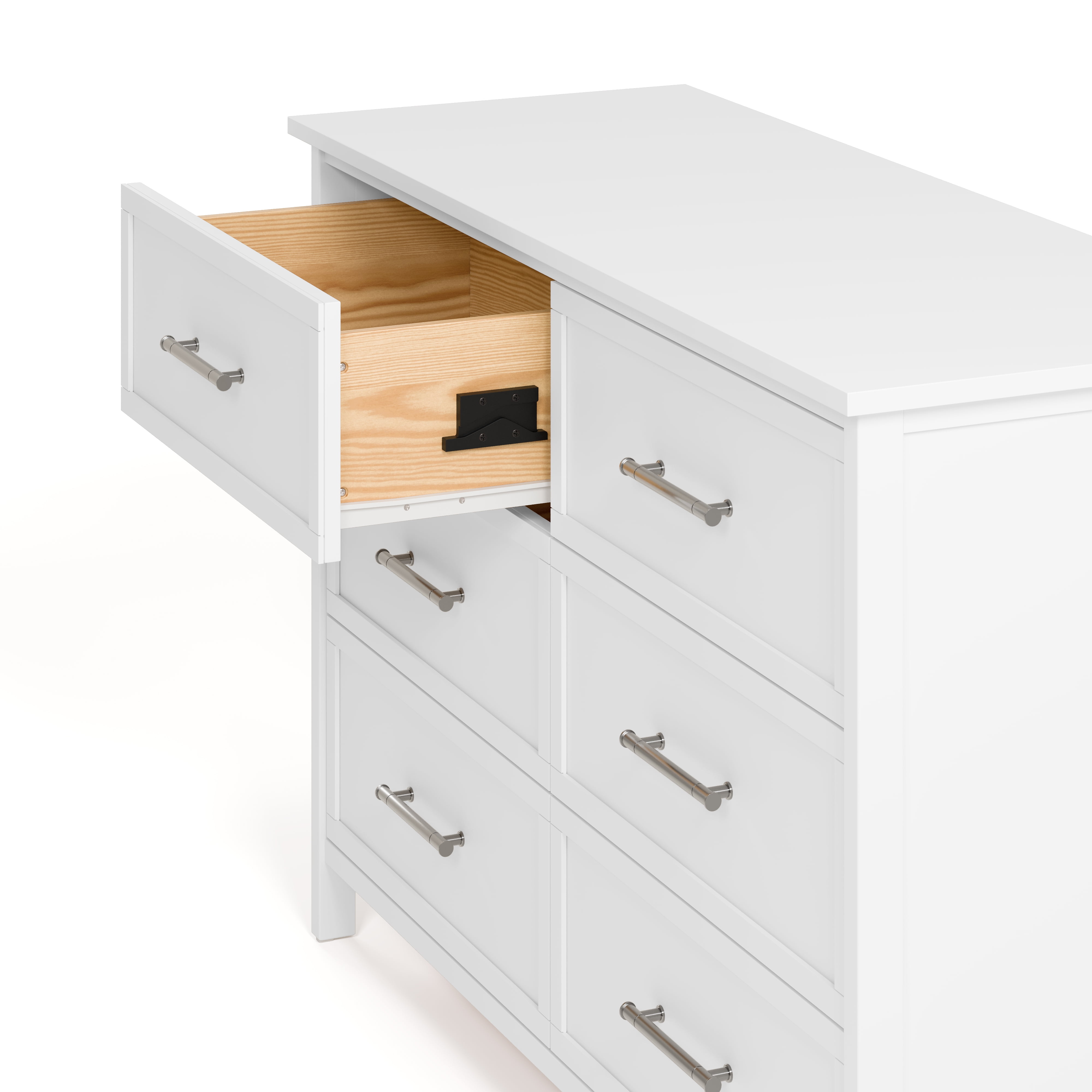 Graco Classic 6 Drawer Nursery Dresser, White