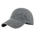 thumbnail image 2 of Unisex Vintage Baseball Cap Washed Distressed Plain Blank Baseball Hat Adjustable Dad Hat for Outdoor Sports, 2 of 7