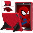 thumbnail image 1 of Étui Antichoc pour Enfants pour IPad Air 2 5th 6th 9.7 7th 8th 9th Gen 10.2 Funda Étuis pour Tablette Silicone Robuste Support Robuste Couverture Rouge Noir IPad 7 8th 9th 10.2, 1 of 6