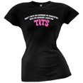 thumbnail image 1 of T-Shirt Noir pour Juniors à Gros Seins, 1 of 1