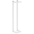 thumbnail image 3 of vidaXL Towel Rack White 12.5x12.5x60 cm Steel, 3 of 5