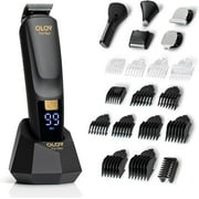 OLOV Beard Trimmer for Man , 21 Piece All-in-One Mens Grooming Kit and Hair Clippers,Body and Face with USB Recharge Dock