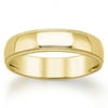 14kt Yellow Gold Wedding Band With Beading, 5 mm