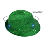Tage Rops LED Sequin Glow in the Dark Cowboy Hat, Shiny Stage Performance Prop ...