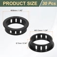 thumbnail image 2 of 30Pcs Grommets de Bushing de Presión, Protector de Manguera de Cable Redondo de 1-1/4" (32mm), Negro, 2 of 6