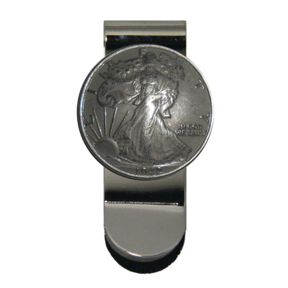 Custom Walking Liberty Half Dollar Heads Money Clip
