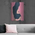 thumbnail image 6 of Luxe Metal Art 'Brunette in Black' by Giuseppe Cristiano, Metal Wall Art, 24"x36", 6 of 9