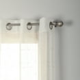 thumbnail image 5 of Nanshing Sonny Set of 2 Grommet Sheer Curtain Panels, White Gold, 52" x 95", 5 of 5