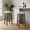 Walnut Finish, variant on Christopher Knight Home Rustic 27.36" Counter Height Bar Stools, Solid Wood Frame, Natural, Set of 2