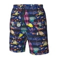thumbnail image 4 of Fuzoiu Sea Inhabitans and Herb Print Men's Beach Shorts,Men's Swim Trunks,Quick Dry Board Shorts with Pockets,Men's Bathing Suits for Surfing, Running, and Casual Wear-Medium, 4 of 6