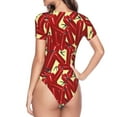 thumbnail image 4 of Naloa Fire Extinguisher Women's Short-Sleeved Onesie, One-Piece Swimsuit for Parties, dates, clubs - X-Large, 4 of 9