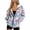 Colorful Star, variant on FOR U DESIGNS Cute Cat Oversized Zip Up Hoodie for Women Sweatshirts for Women Loose Fit Hoodies Size XS Ladies Lightweight Zipper Down-Shoulder Collar Hooded Winter