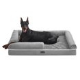 thumbnail image 1 of Feandrea Cama para Perros, Cama Ortopédica para Perros, Cama para Perros Grande, Impermeable, Funda Extraíble y Lavable, Sofá para Perros con Fondo Antideslizante, Bordes Elevados, 48 ​​x 33 x 8 Pulga, 1 of 5