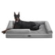 thumbnail image 1 of Feandrea Cama para Perros, Cama Ortopédica para Perros, Cama para Perros Grande, Impermeable, Funda Extraíble y Lavable, Sofá para Perros con Fondo Antideslizante, Bordes Elevados, 48 ​​x 33 x 8 Pulga, 1 of 5