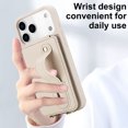 thumbnail image 2 of Tianyeda Crossbody Wallet Phone Case for iphone 17Pro ， PU Leather Case Back with Card Slot Magnetic Clasp Kickstand wrist holder white, 2 of 5