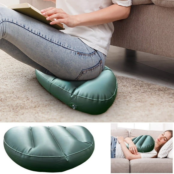Inflatable Seat Cushion 12X12 Inch, Portable Camping Pad with 15-Second Inflation for Travel, Fishing, Stadium, Waterproof Ultralight